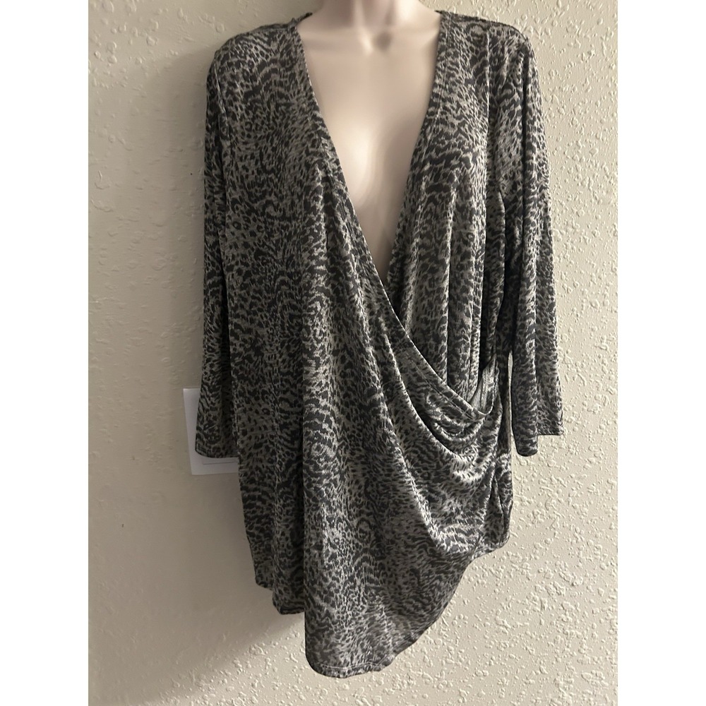 New 2X Jennifer Lopez Crossover Metallic Top #1543*10